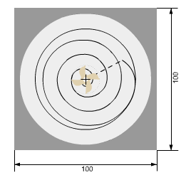 Geometrie Kreistasche