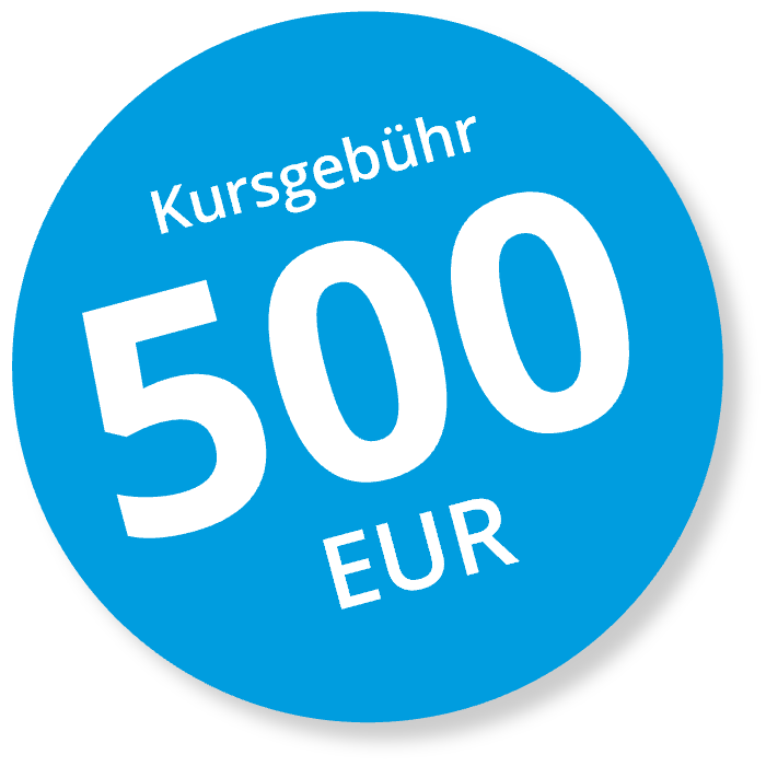 Kursgebühr 500 EUR